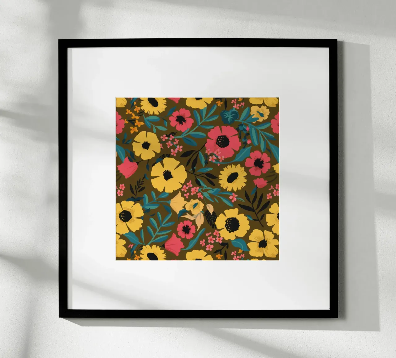 Fioritura del girasole d'autunno poster da Sure Paint