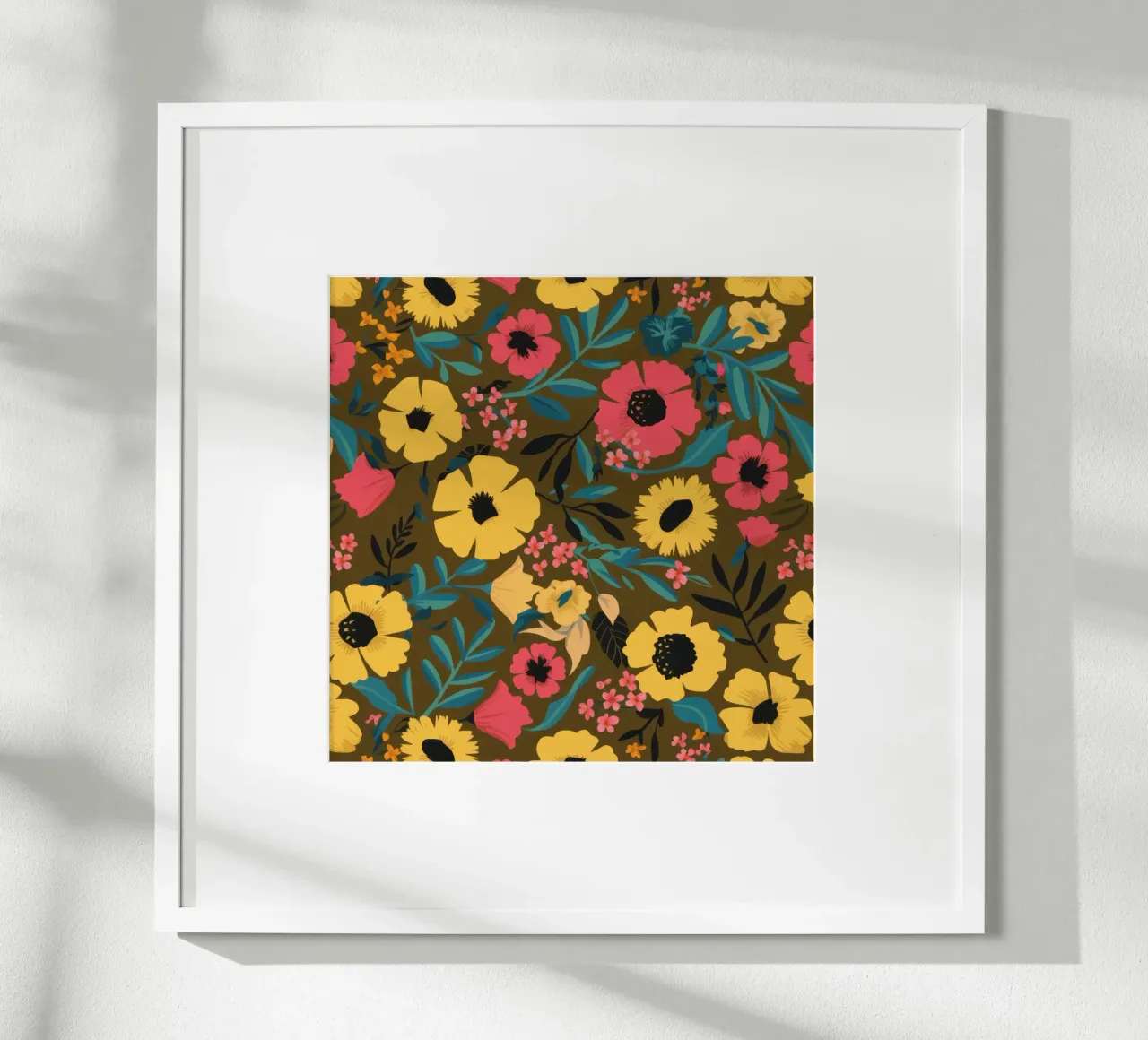 Fioritura del girasole d'autunno poster da Sure Paint
