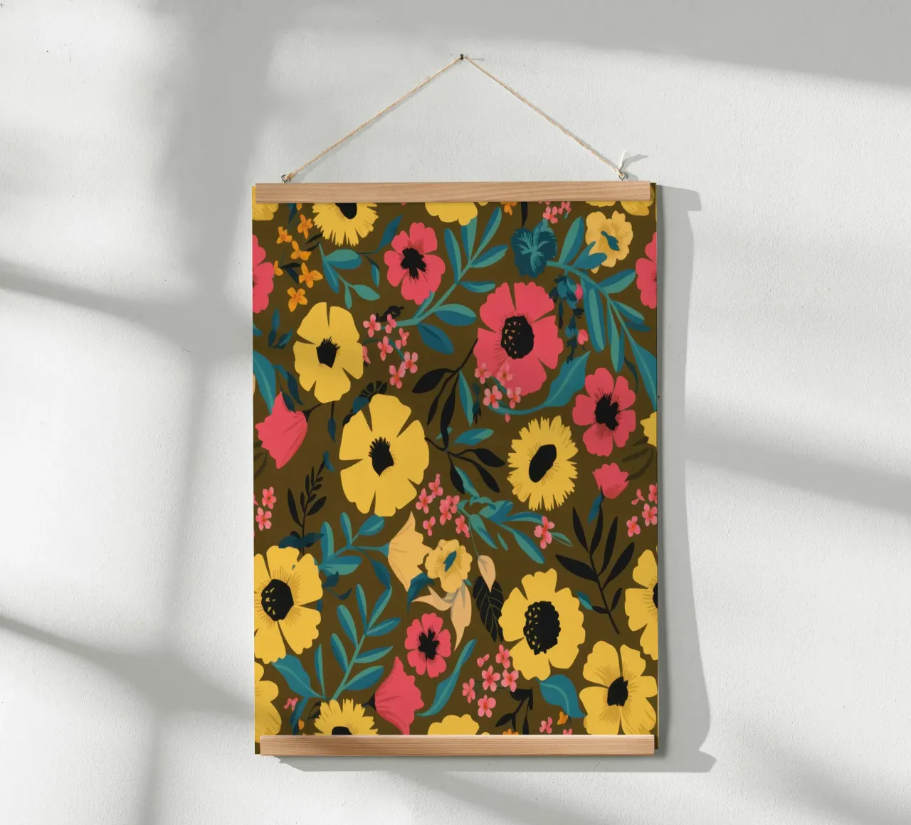 Fioritura del girasole d'autunno poster da Sure Paint