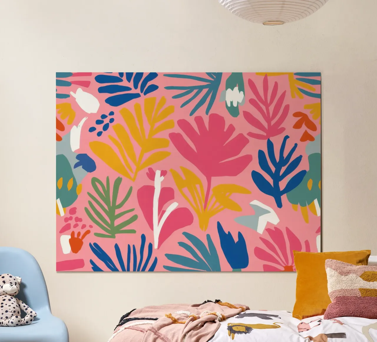 Fiore di cigno rosa poster con telaio in alluminio da Moon Revolver