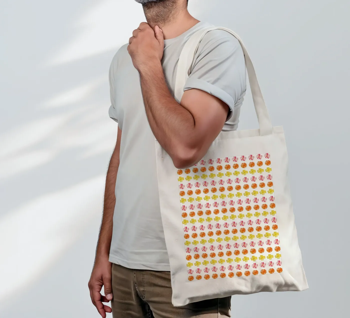 Flower Pattern #2 tote bag by kathrinmay