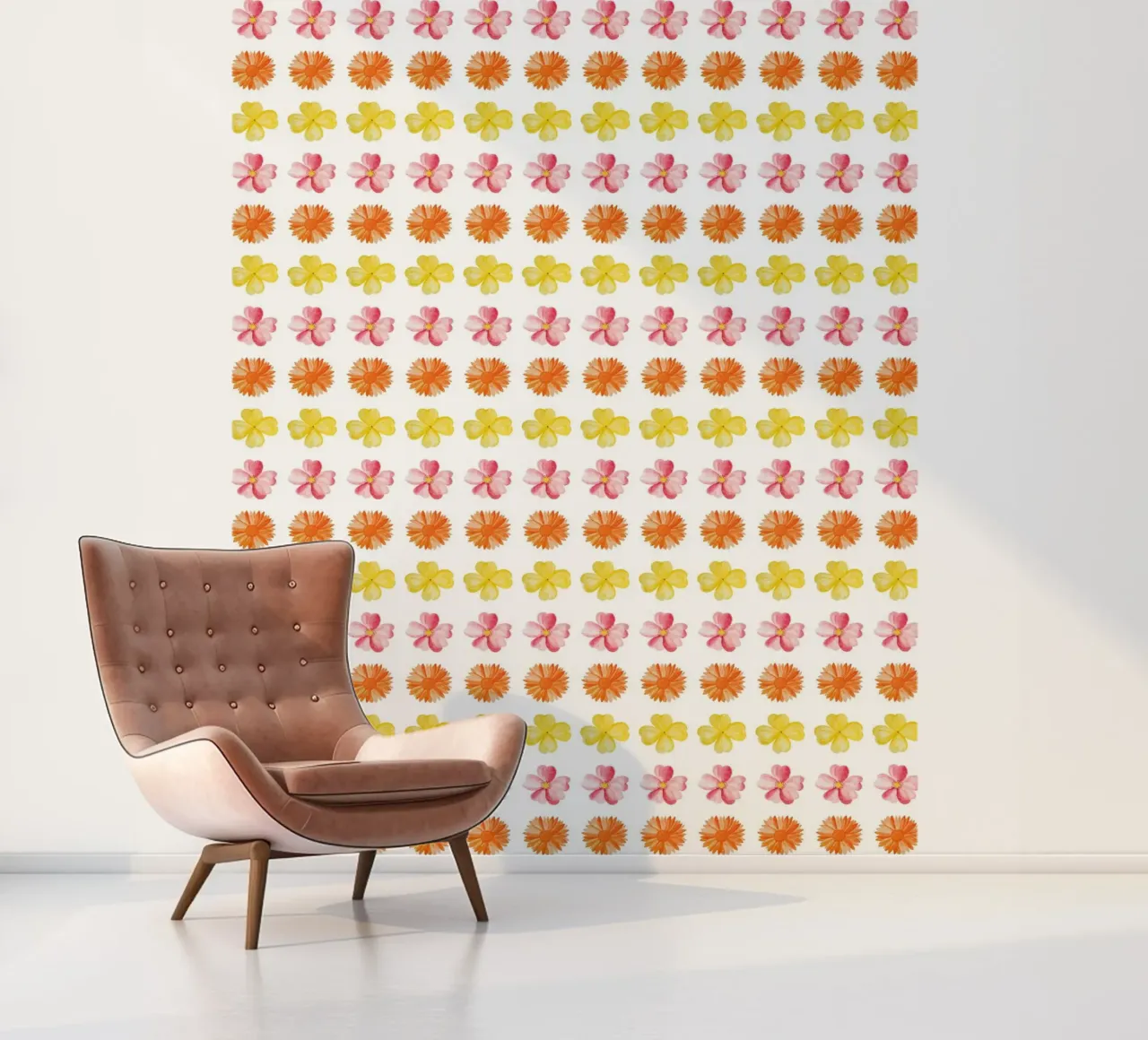 Flower Pattern #2 fotobehang van kathrinmay