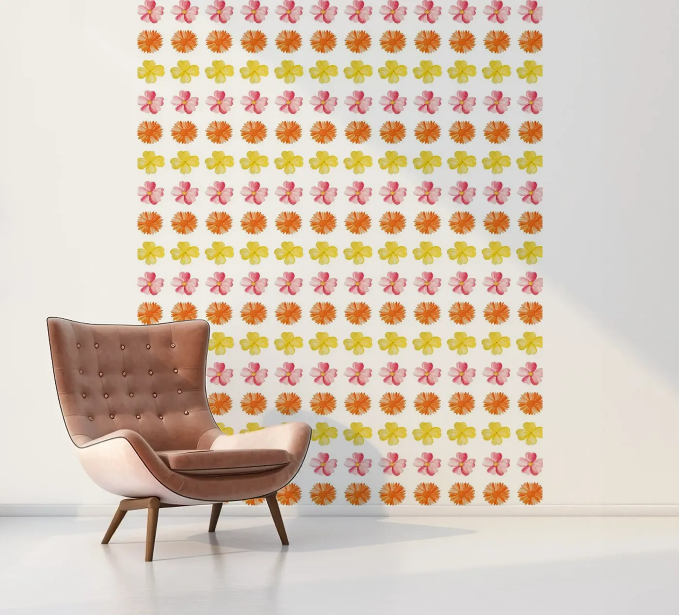 Flower Pattern #2 fotobehang van kathrinmay