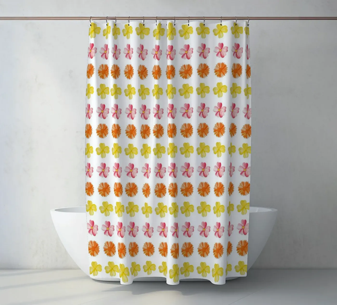 Flower Pattern #2 douchegordijn van kathrinmay