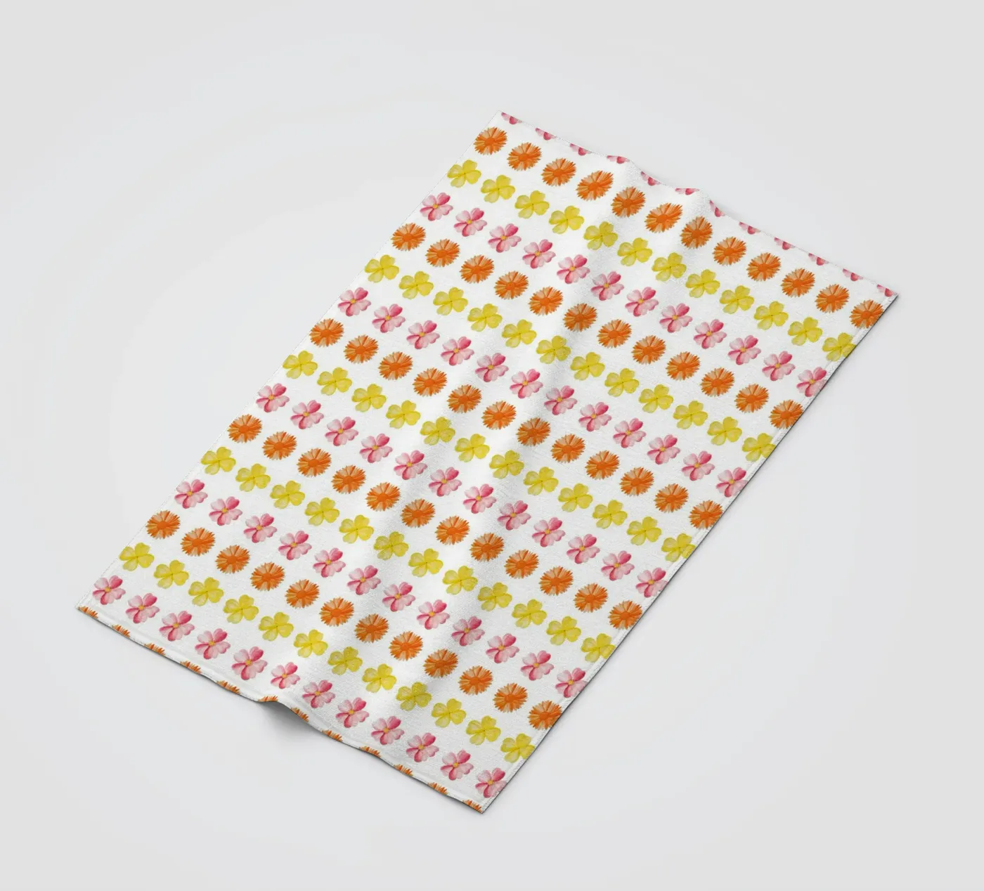 Flower Pattern #2 fleecedeken van kathrinmay