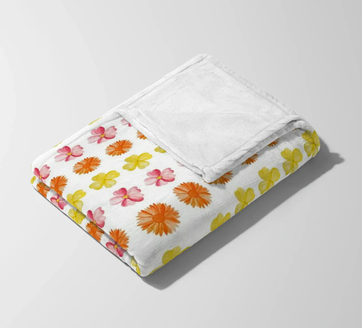 Flower Pattern #2 fleecedeken van kathrinmay