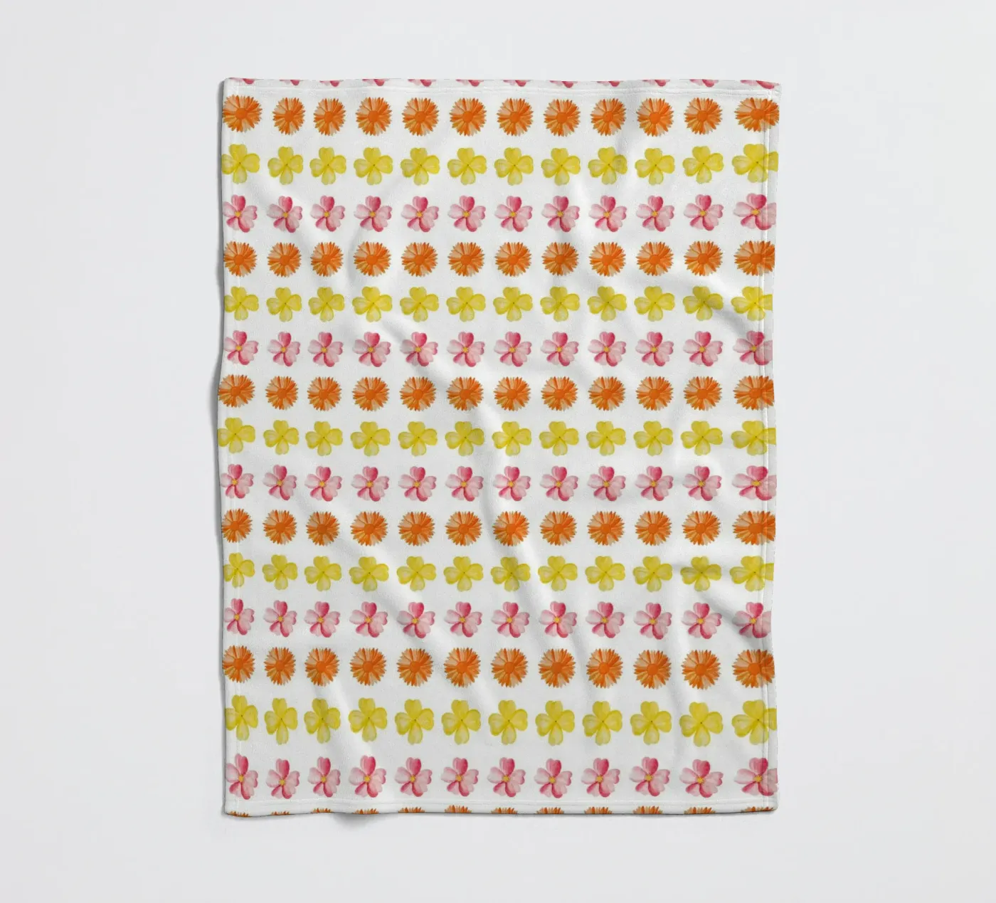 Flower Pattern #2 fleecedeken van kathrinmay