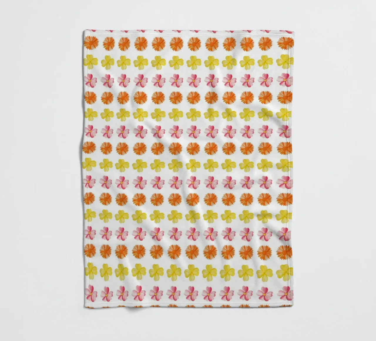 Flower Pattern #2 fleecedeken van kathrinmay