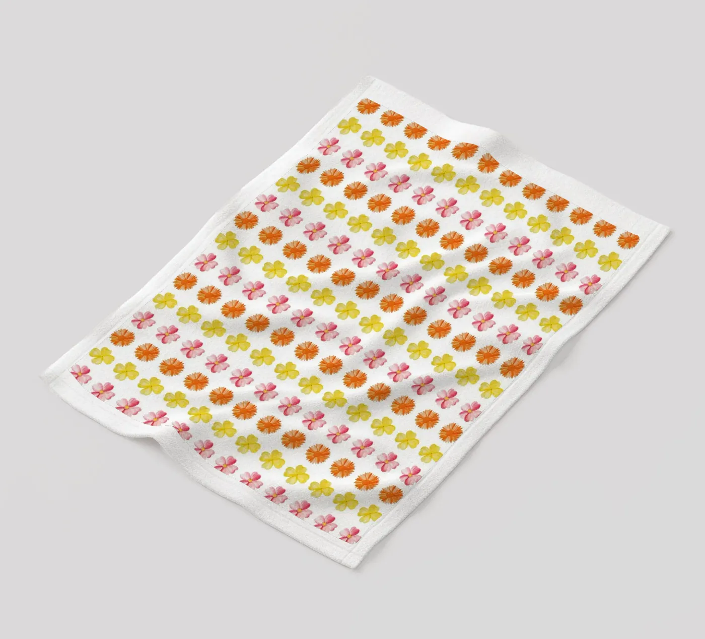 Flower Pattern #2 fleecedeken van kathrinmay