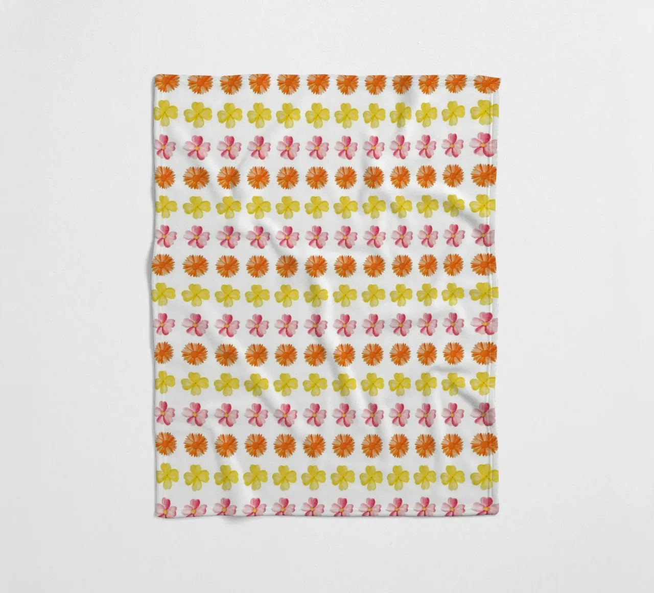 Flower Pattern #2 fleecedeken van kathrinmay