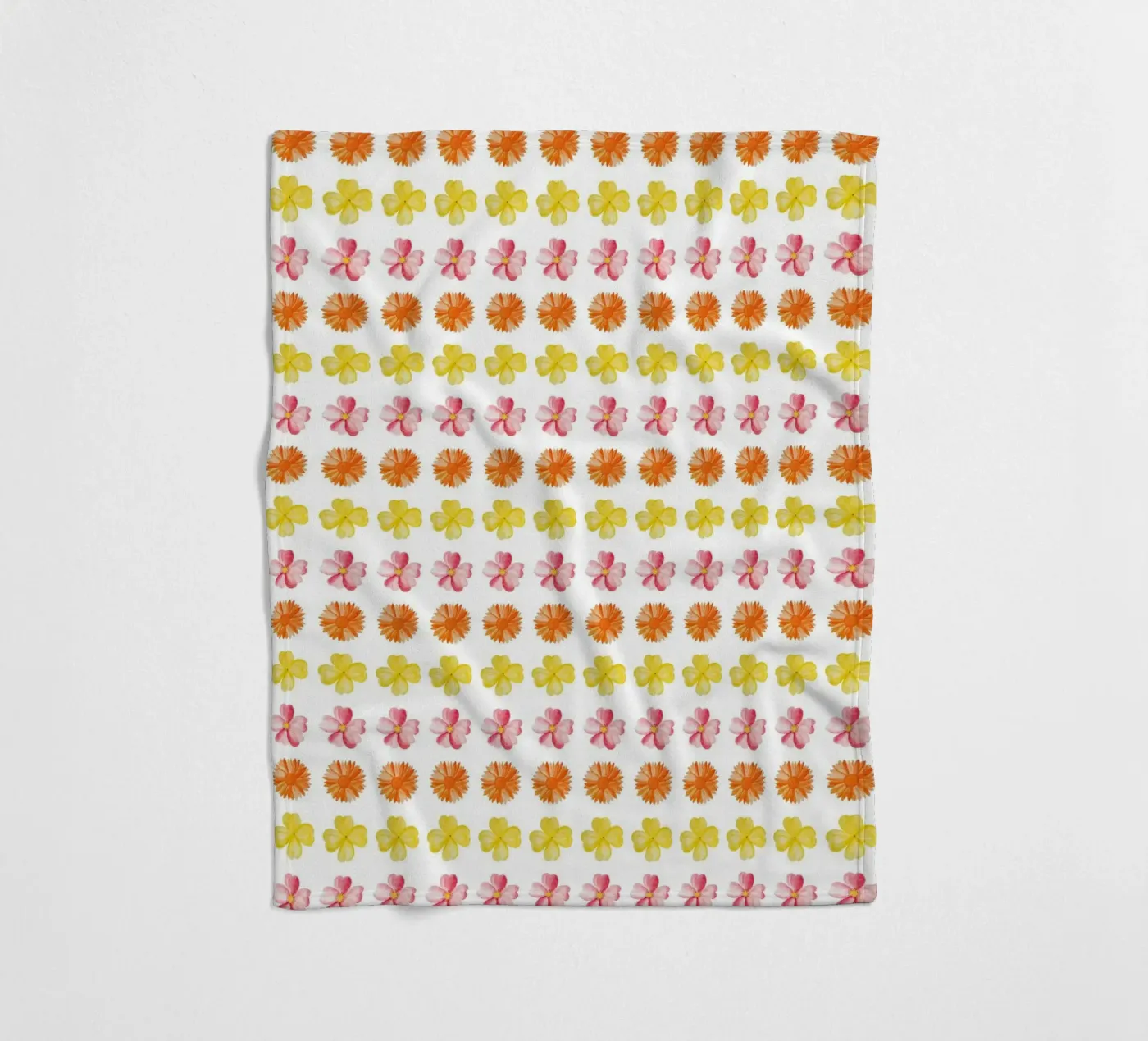 Flower Pattern #2 fleecedeken van kathrinmay