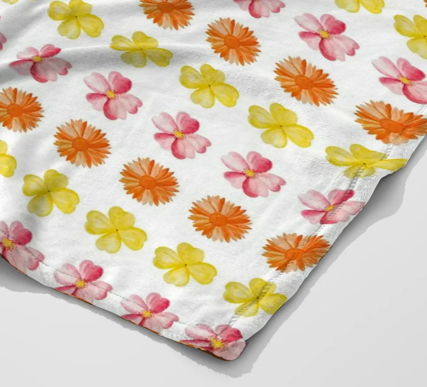 Flower Pattern #2 fleecedeken van kathrinmay