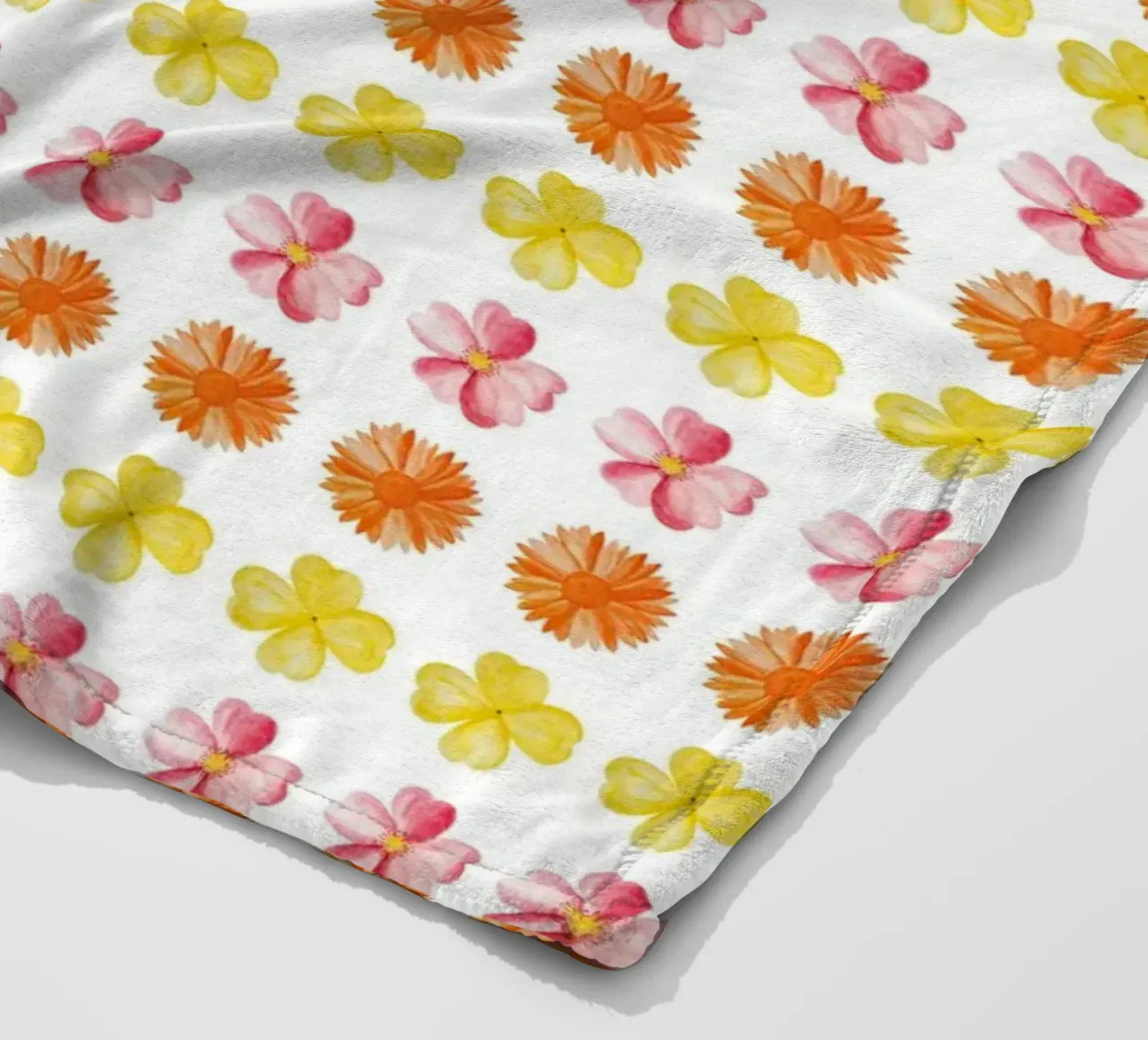 Flower Pattern #2 fleecedeken van kathrinmay