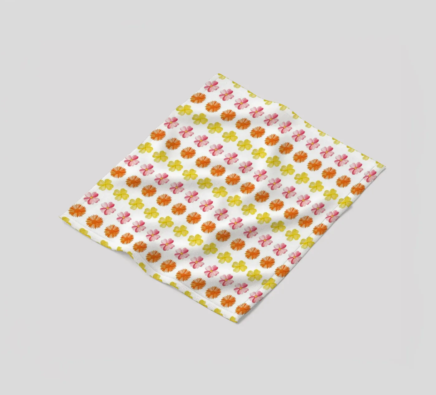 Flower Pattern #2 fleecedeken van kathrinmay