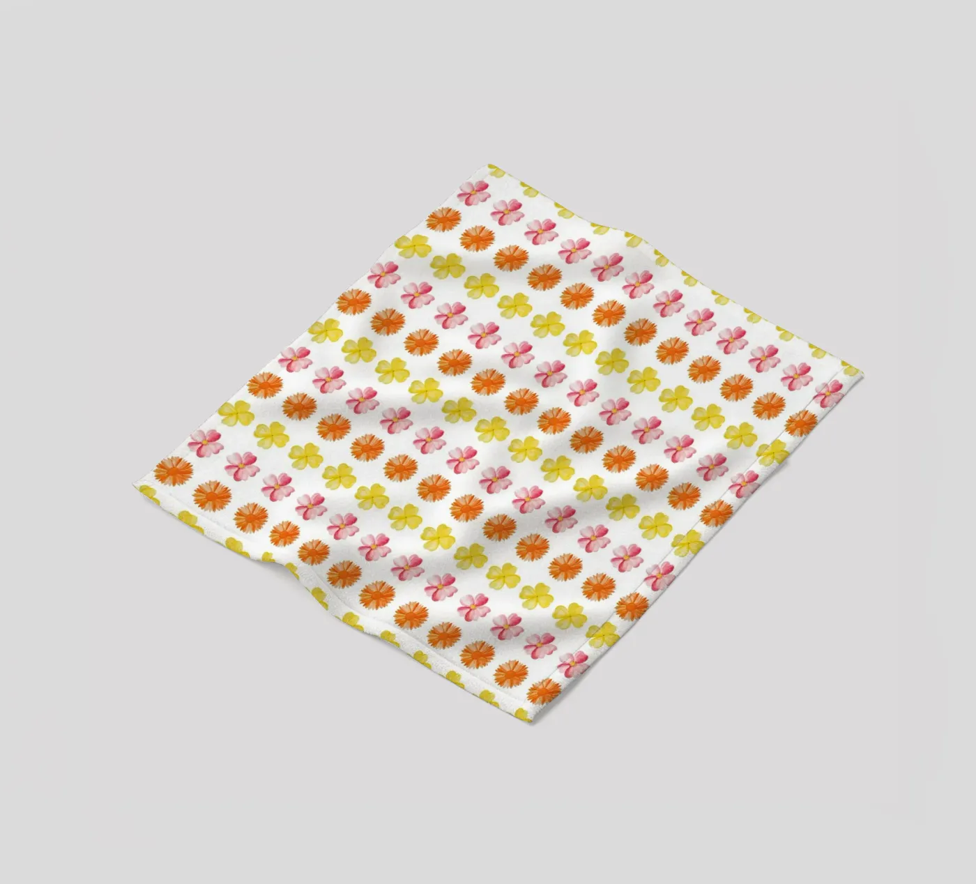 Flower Pattern #2 fleecedeken van kathrinmay