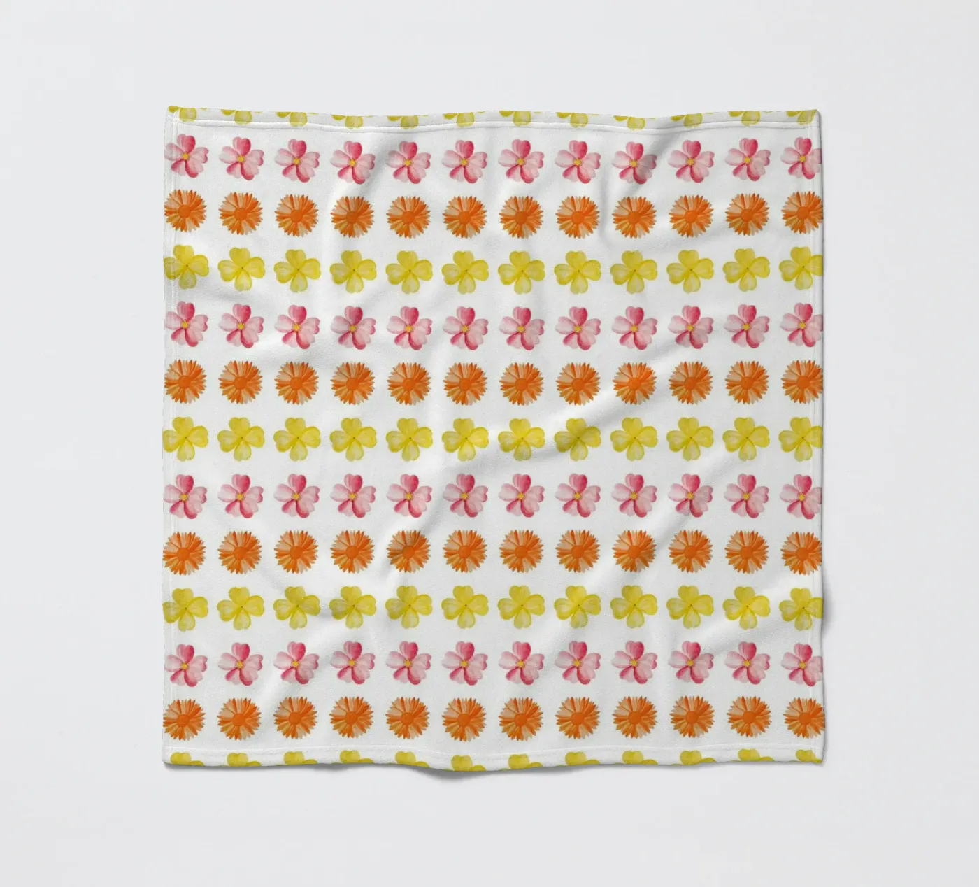 Flower Pattern #2 fleecedeken van kathrinmay