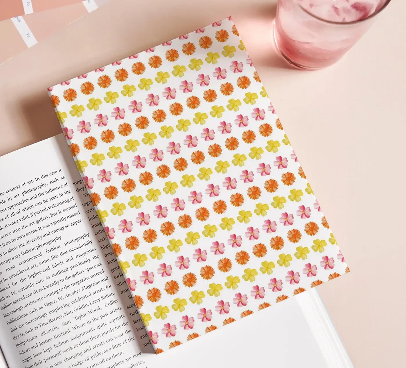 Flower Pattern #2 notebook by kathrinmay