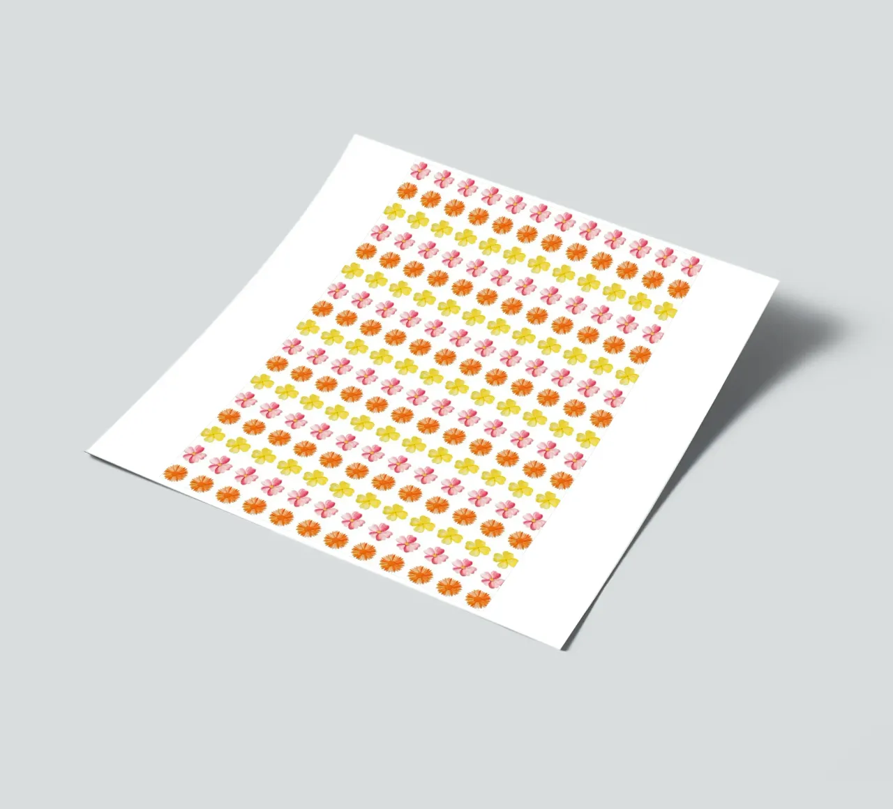 Flower Pattern #2 sticker sheet by kathrinmay