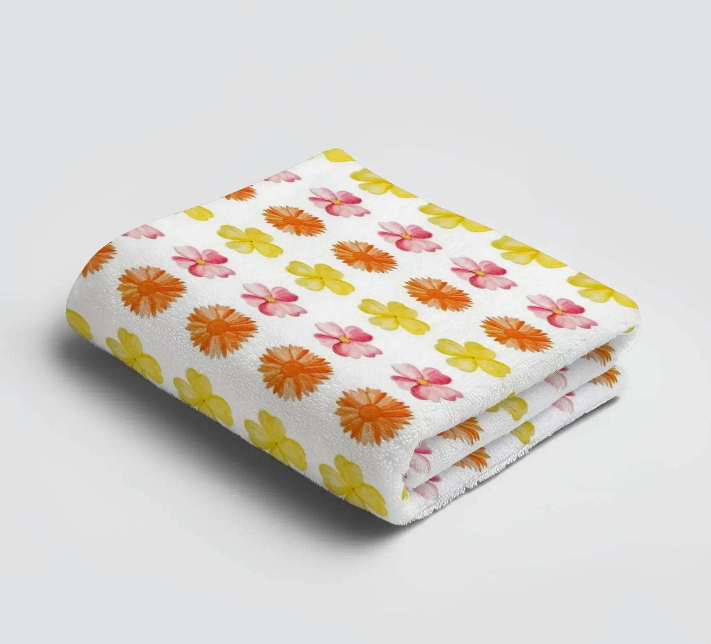 Flower Pattern #2 towel by kathrinmay