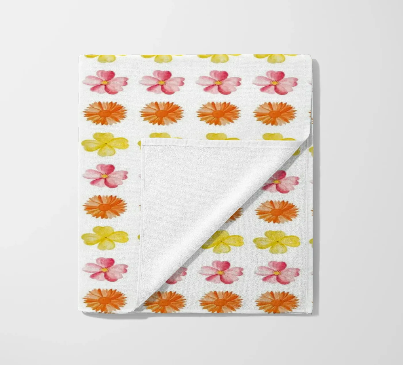 Flower Pattern #2 beach towel by kathrinmay
