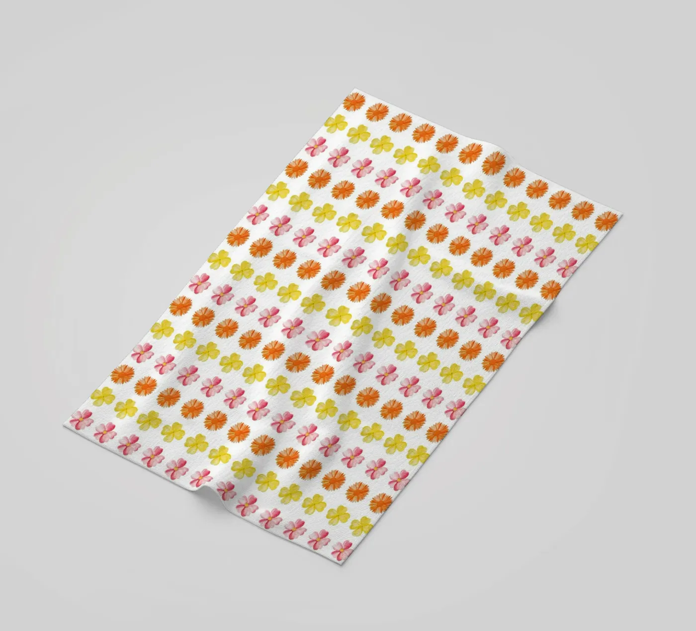 Flower Pattern #2 beach towel by kathrinmay