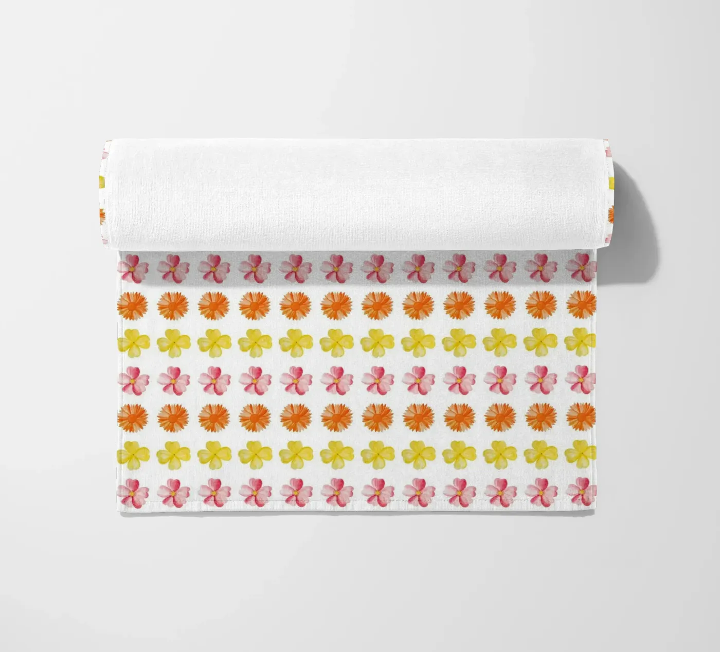 Flower Pattern #2 beach towel by kathrinmay