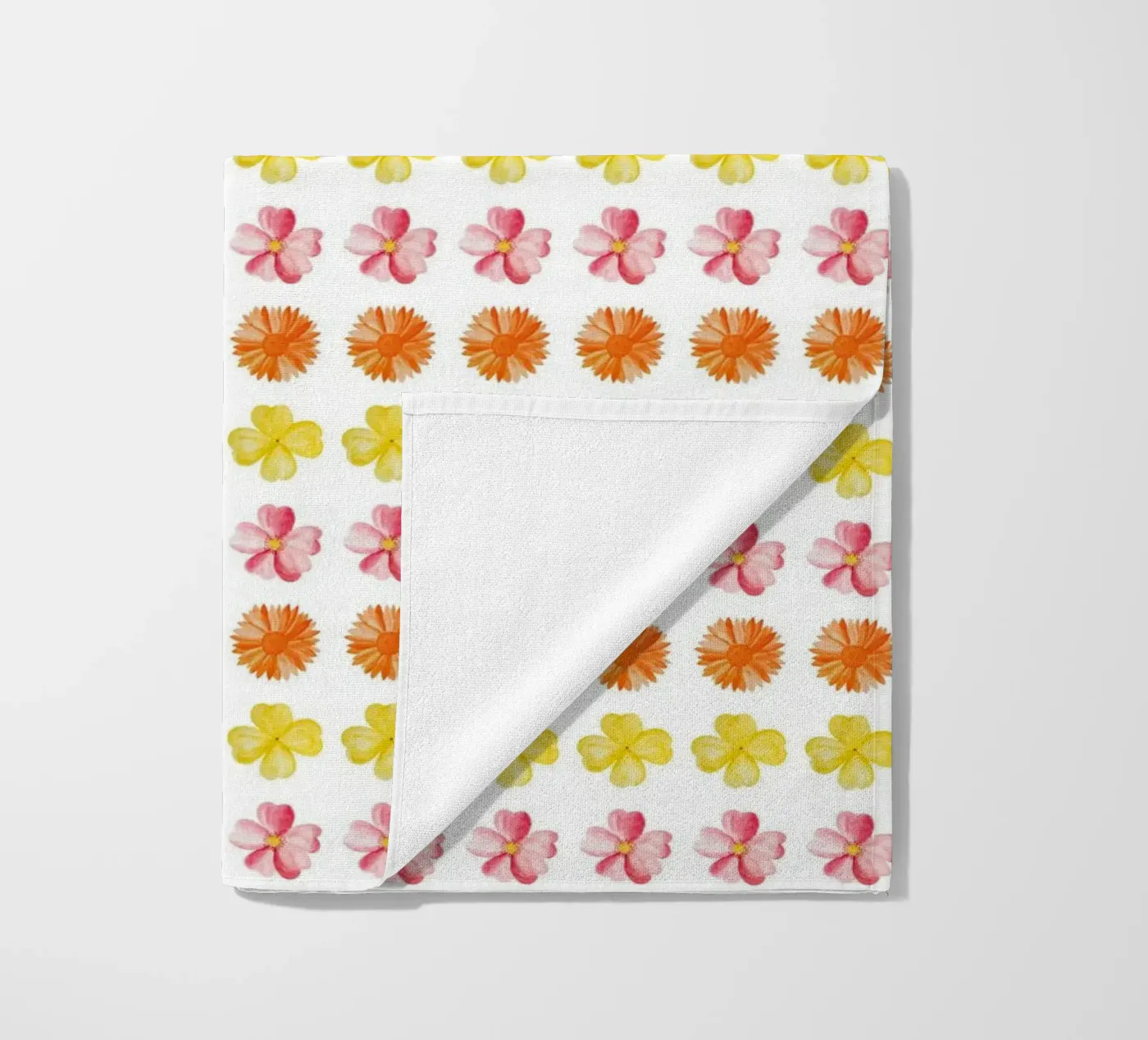 Flower Pattern #2 beach towel by kathrinmay