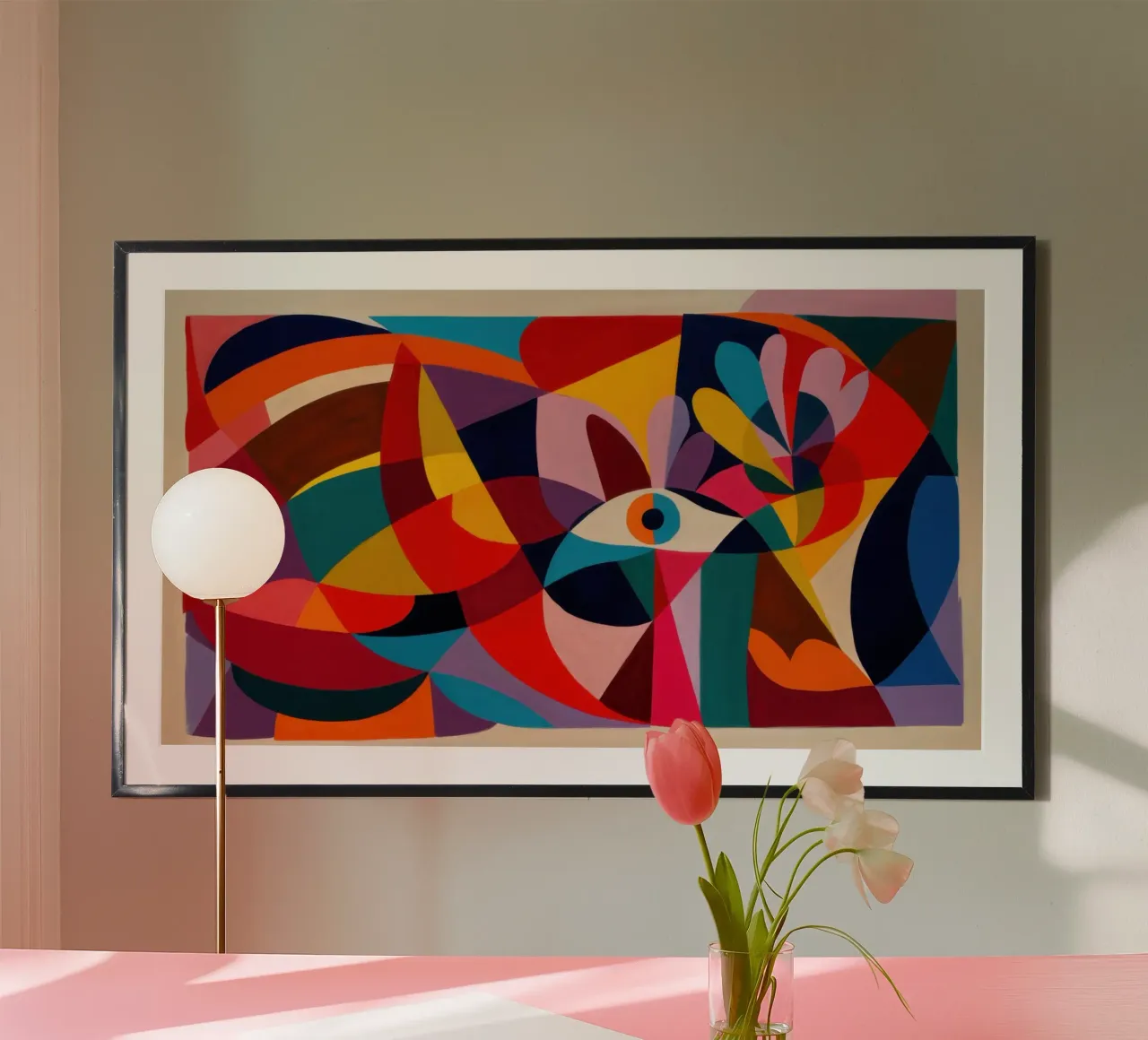 Paesaggio a colori fluidi poster da Enter Bloom