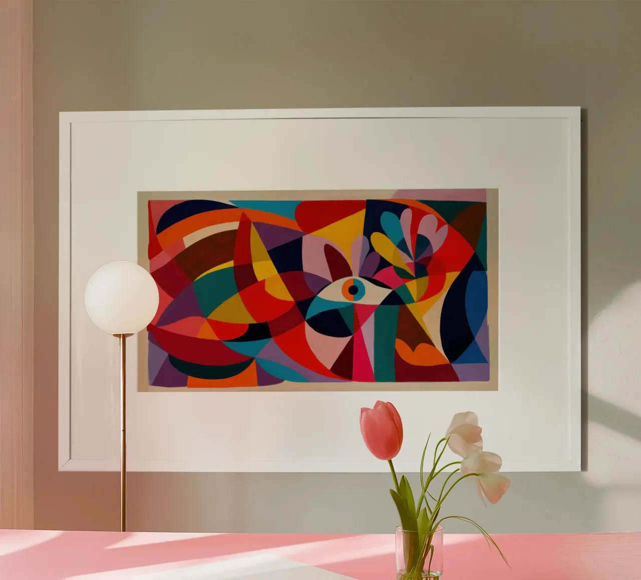 Paesaggio a colori fluidi poster da Enter Bloom