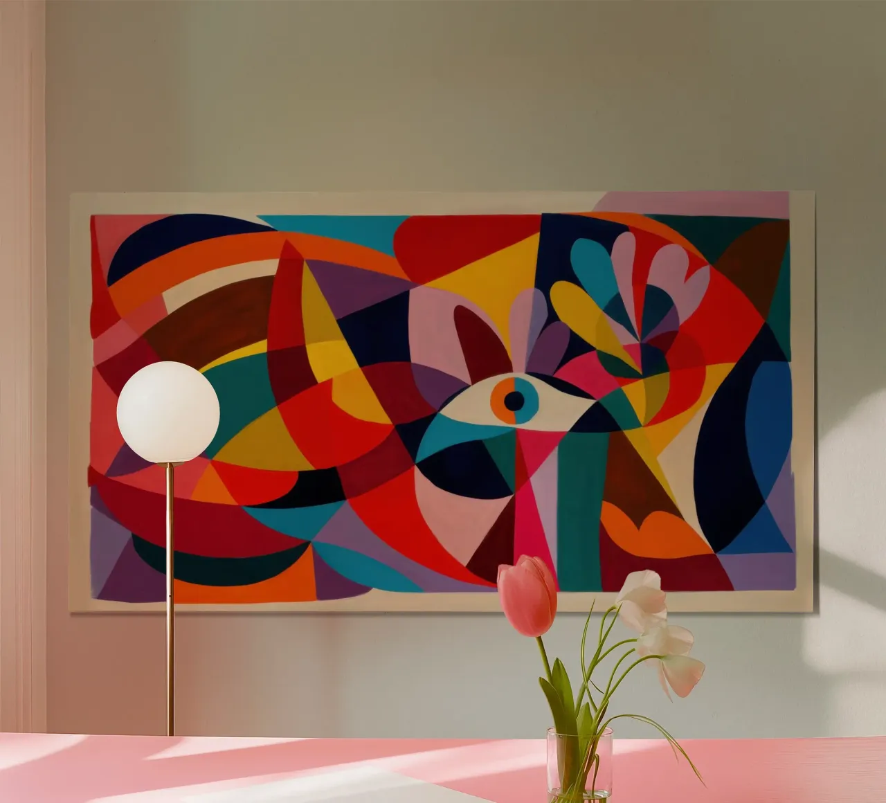 Paesaggio a colori fluidi poster da Enter Bloom