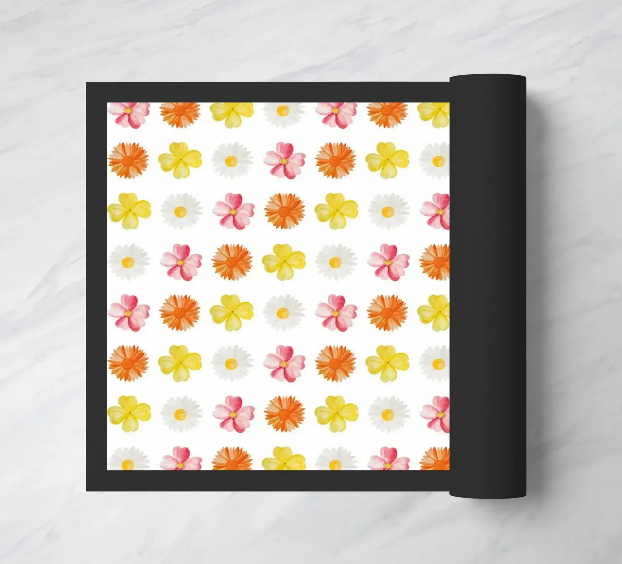 Flower Pattern #3 doormat by kathrinmay