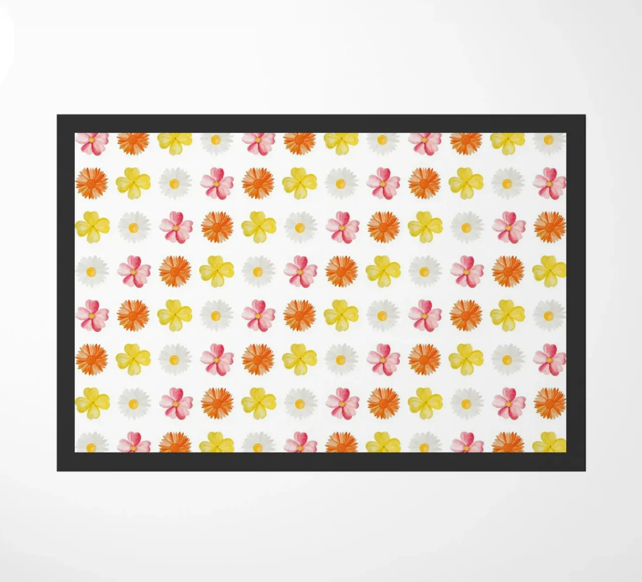 Flower Pattern #3 doormat by kathrinmay