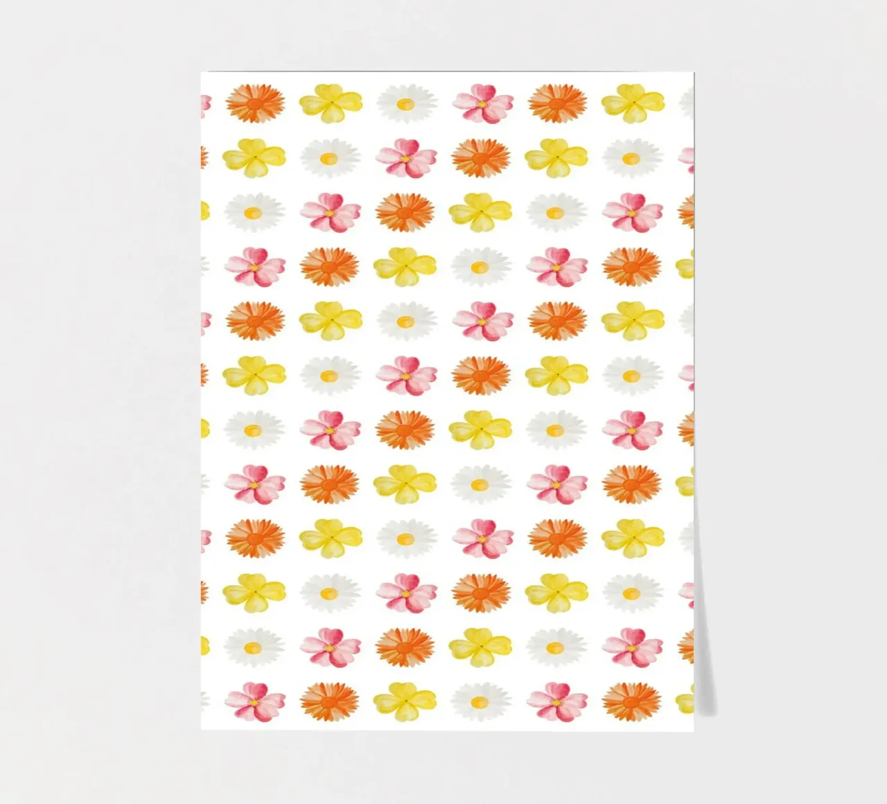 Flower Pattern #3 sticker sheet by kathrinmay