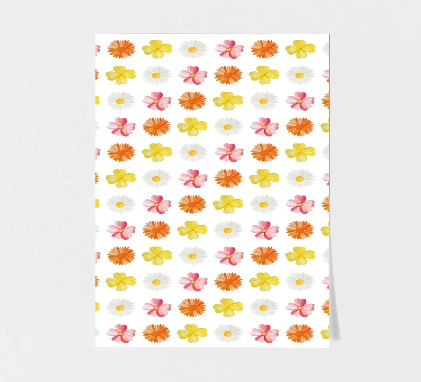 Flower Pattern #3 sticker sheet by kathrinmay