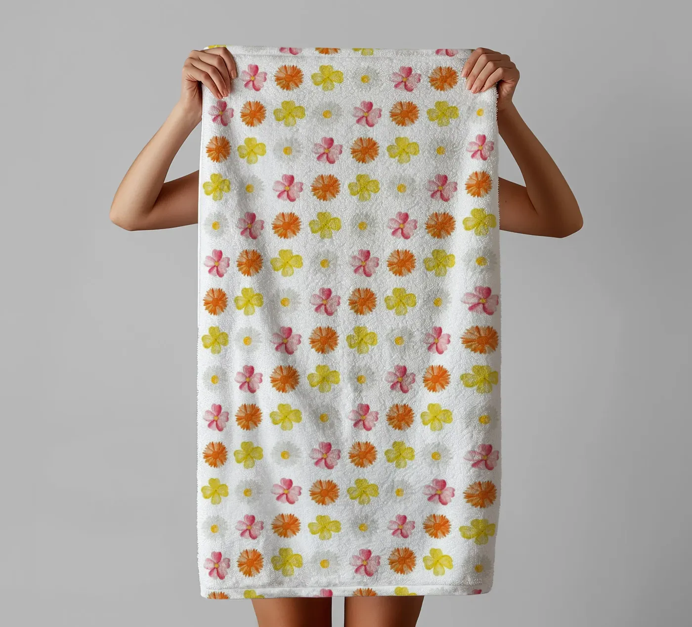 Flower Pattern #3 towel by kathrinmay
