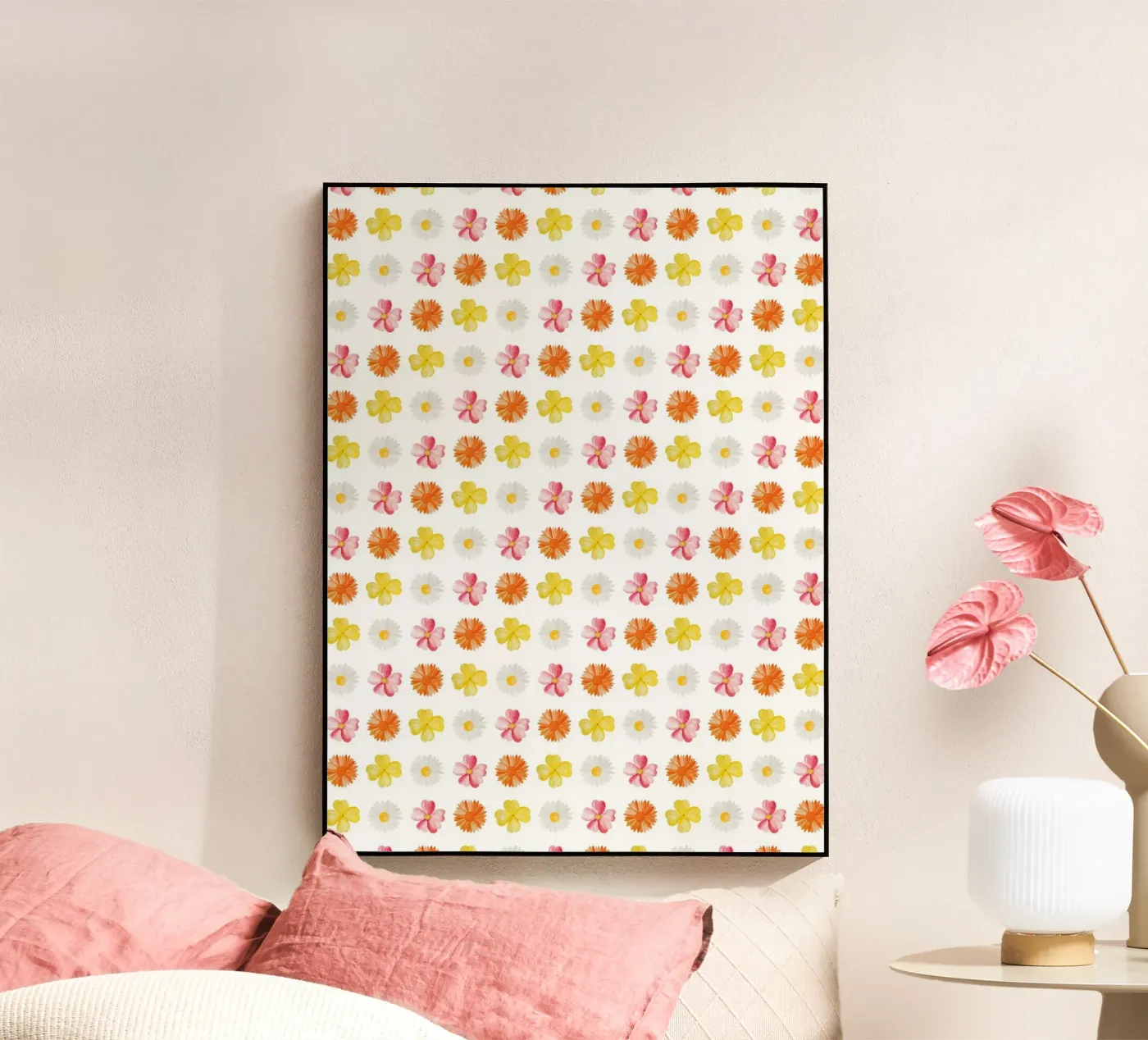 Flower Pattern #3 Acryl-Glas von kathrinmay