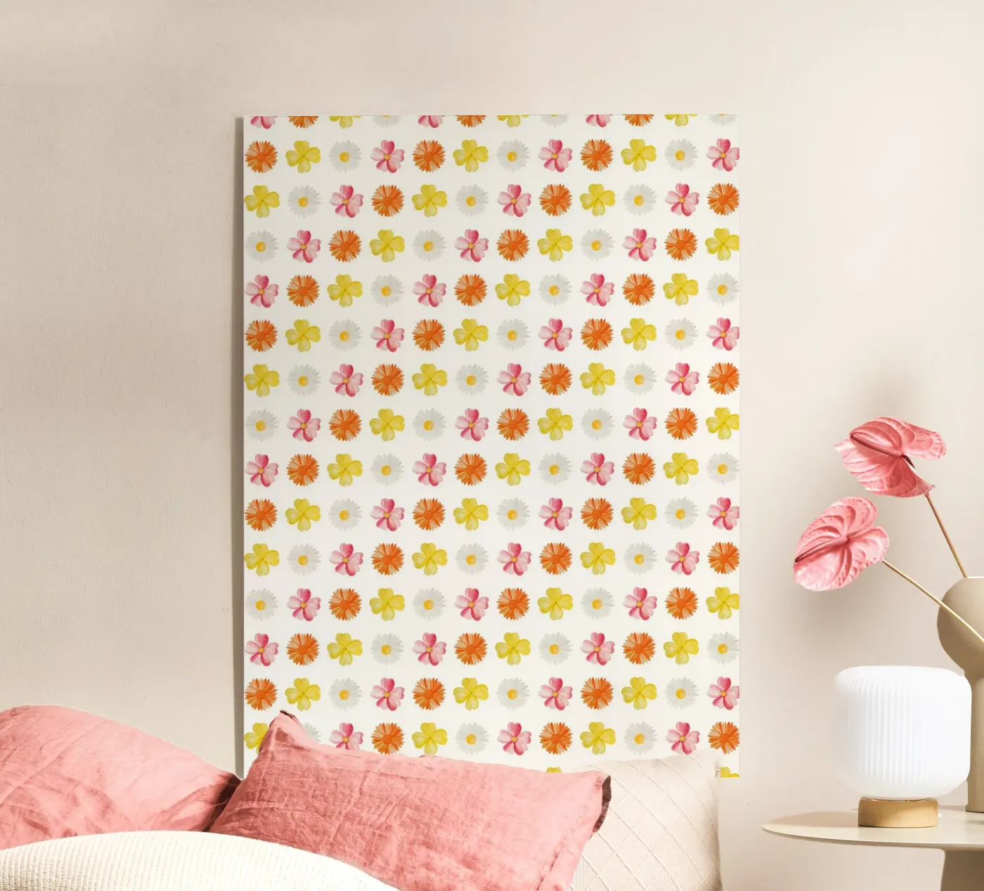 Flower Pattern #3 Acryl-Glas von kathrinmay