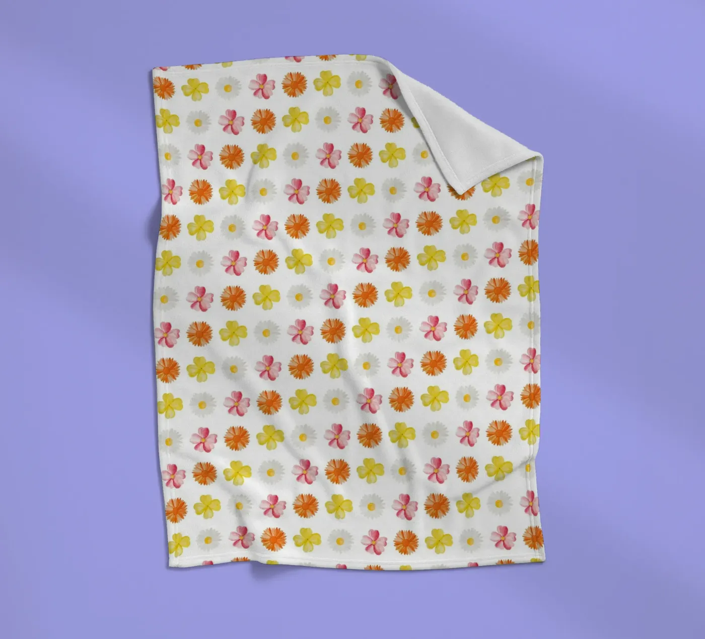 Flower Pattern #3 Fleecedecke von kathrinmay