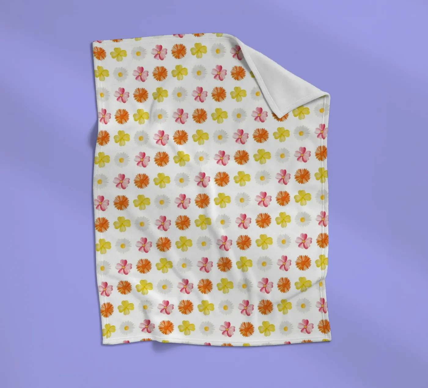 Flower Pattern #3 plaid polaire de kathrinmay