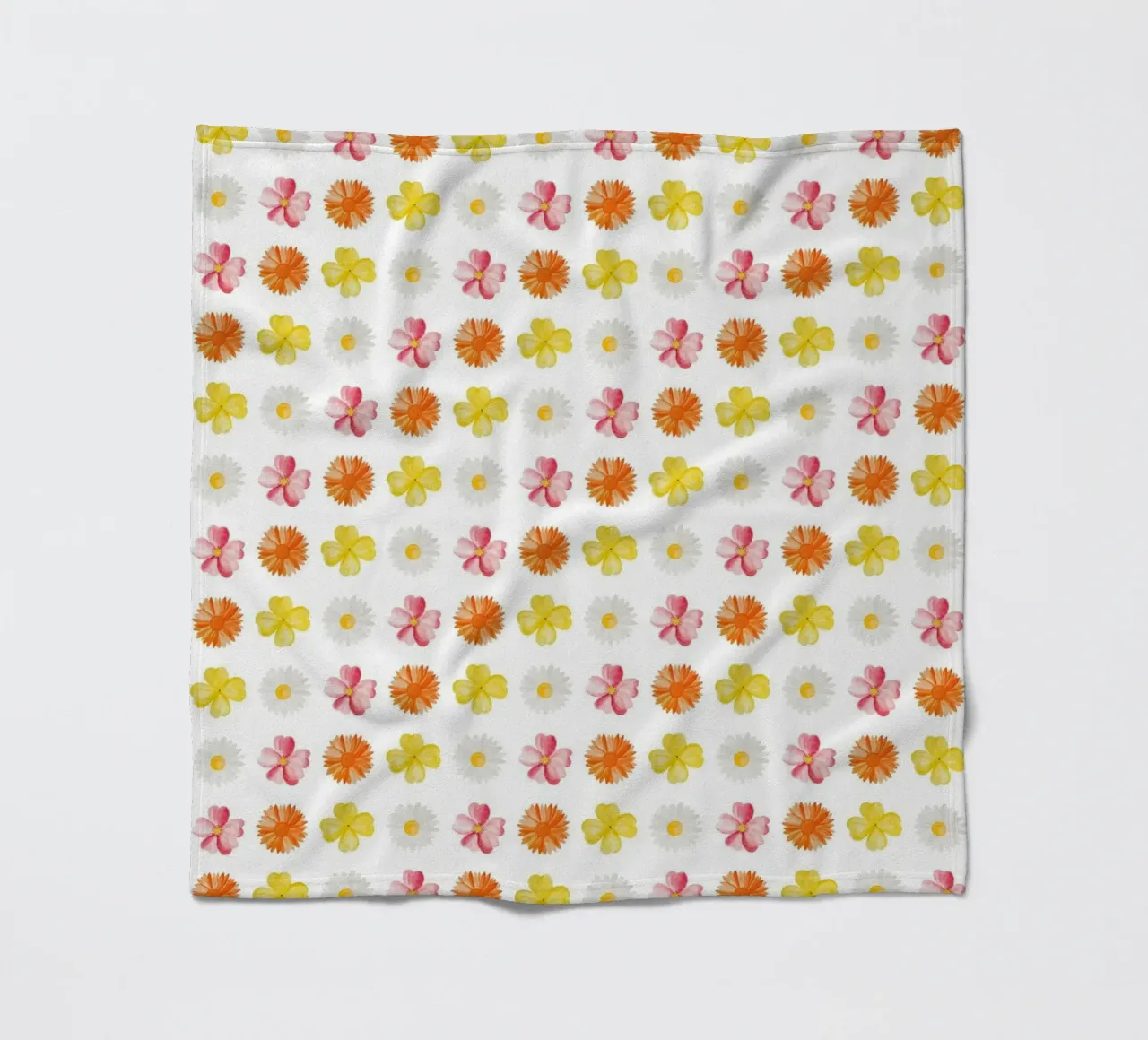 Flower Pattern #3 fleecedeken van kathrinmay