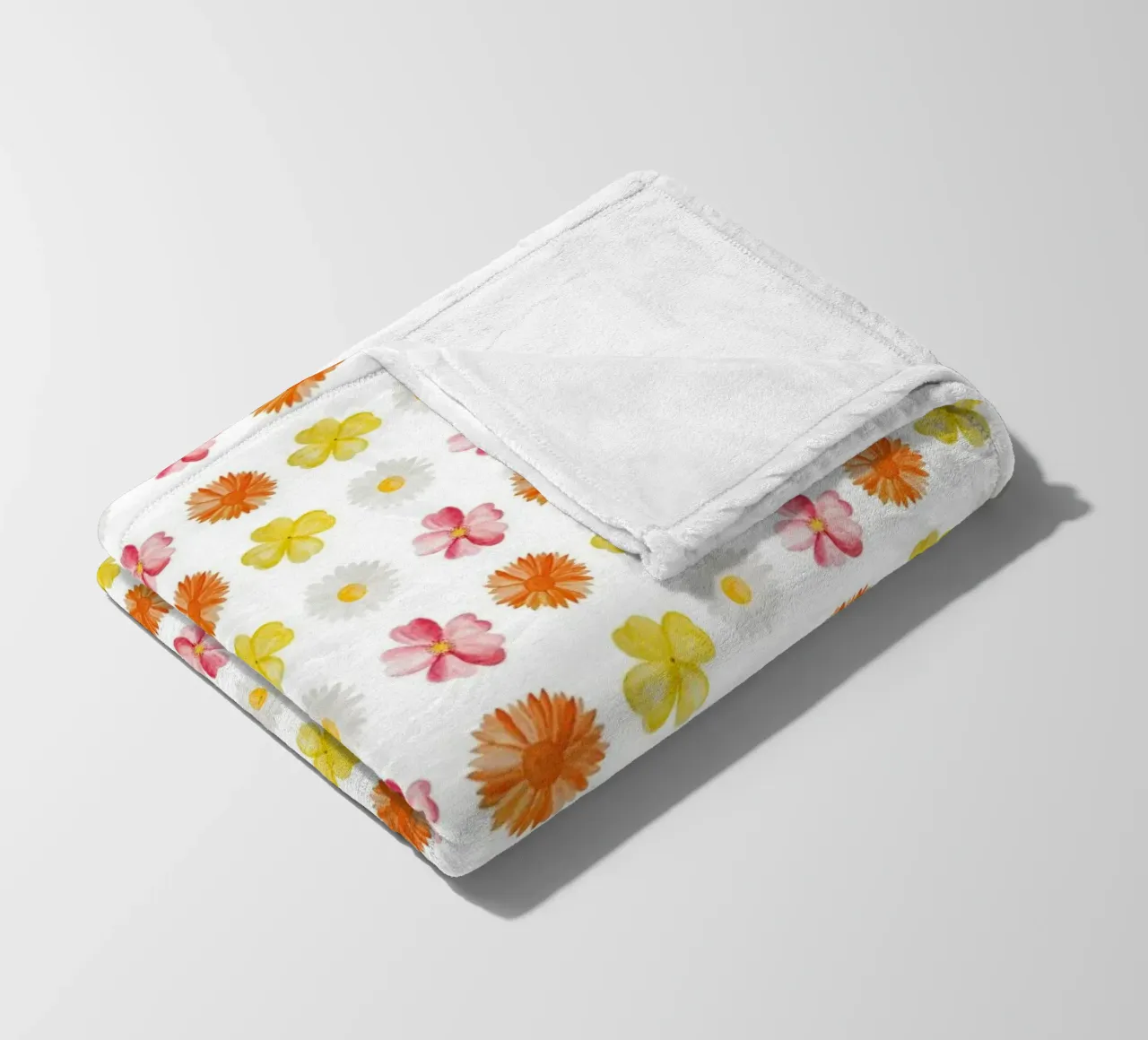 Flower Pattern #3 fleecedeken van kathrinmay