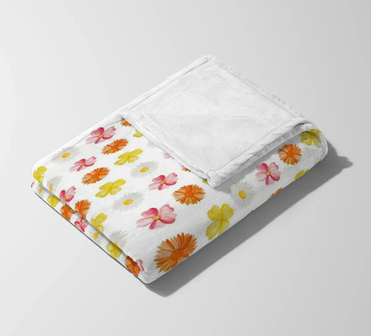 Flower Pattern #3 fleecedeken van kathrinmay