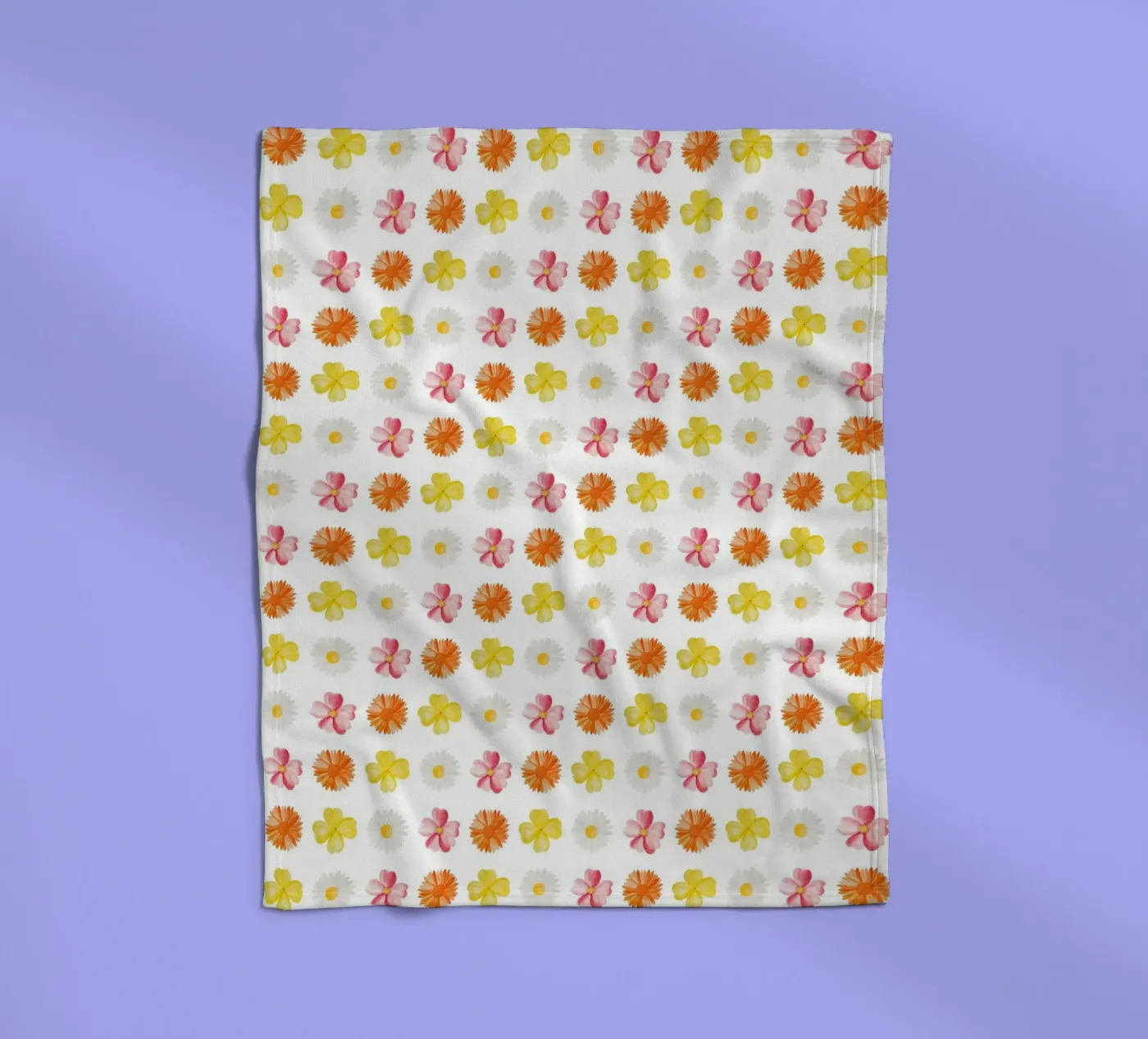 Flower Pattern #3 Fleecedecke von kathrinmay