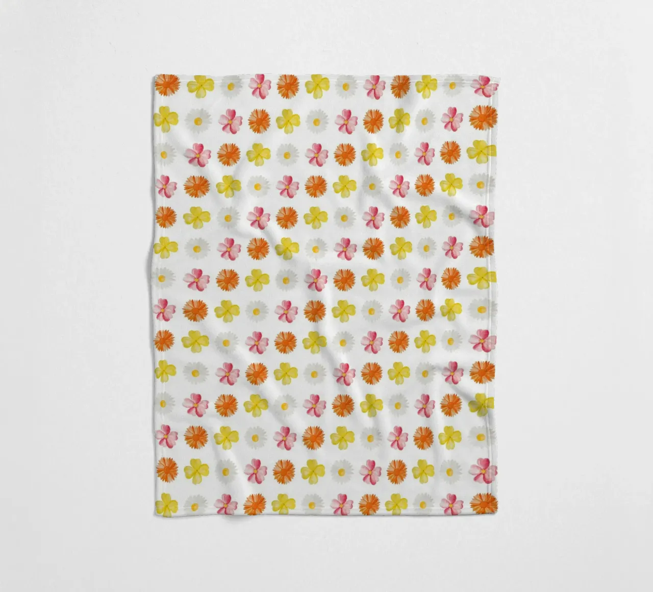 Flower Pattern #3 fleecedeken van kathrinmay