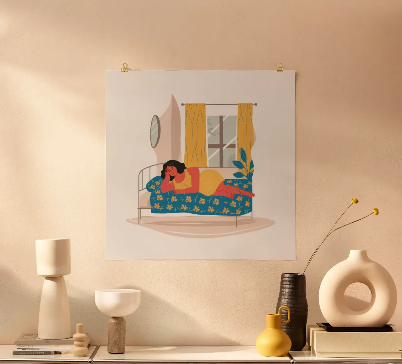 Divano ad occhi aperti poster da Sure Paint