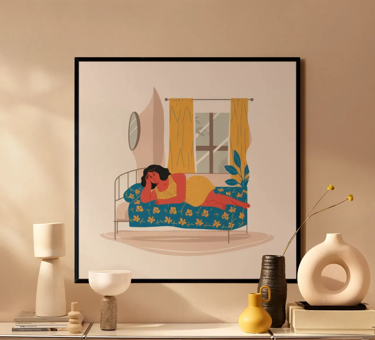 Divano ad occhi aperti poster da Sure Paint