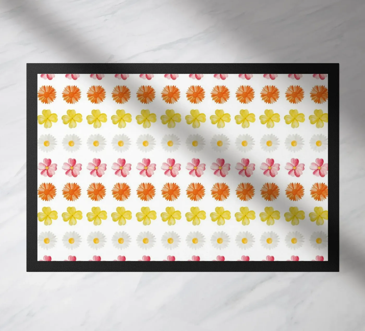 Flower Pattern #4 deurmat van kathrinmay