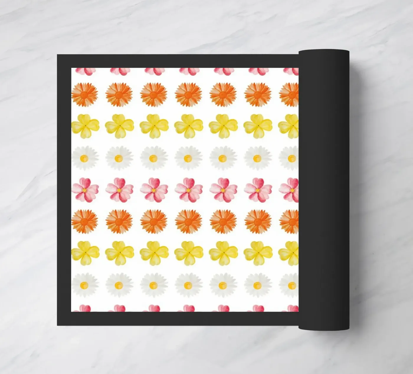 Flower Pattern #4 deurmat van kathrinmay