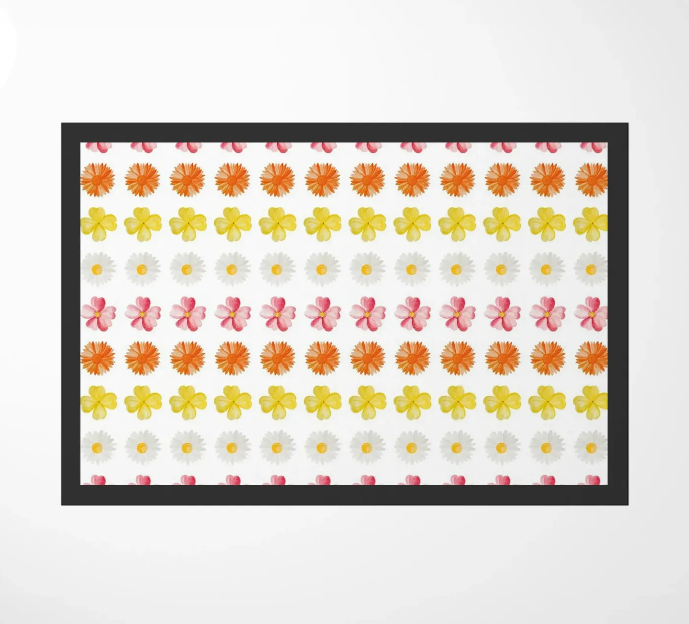 Flower Pattern #4 deurmat van kathrinmay