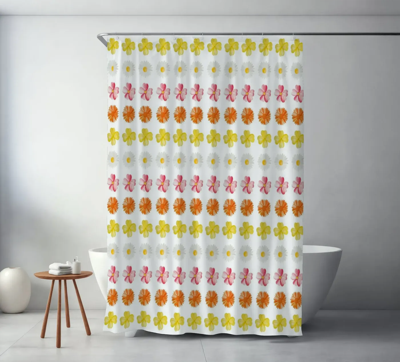 Flower Pattern #4 douchegordijn van kathrinmay